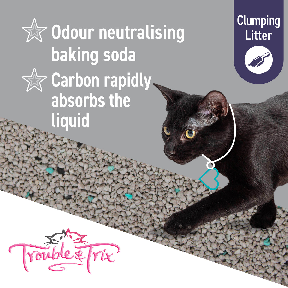 Trouble & Trix Ultra-Scoop litter features