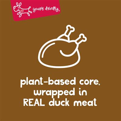 Yours Droolly Duck Wrapped Sticks Small 5pk