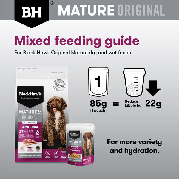 Black Hawk Original Mature Adult Lamb & Rice