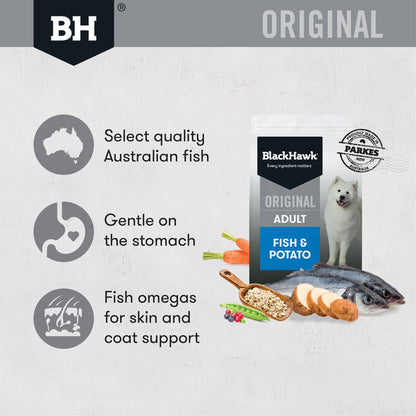 Black Hawk Adult Fish & Potato