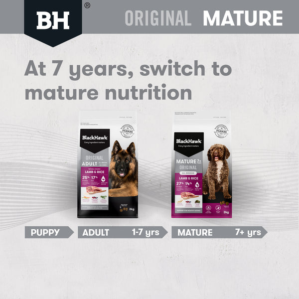 Black Hawk Original Mature Adult Lamb & Rice