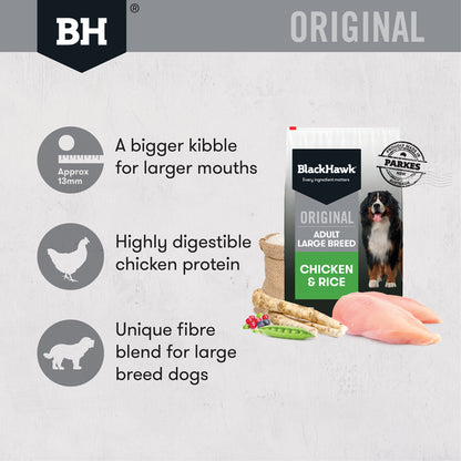 Black Hawk Large Breed Chicken & Rice