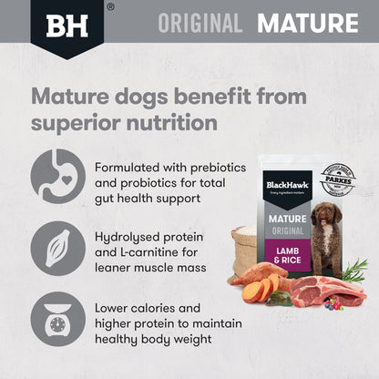 Black Hawk Original Mature Adult Lamb & Rice