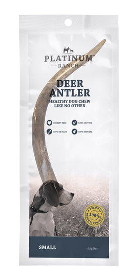 Platinum Ranch Deer Antlers - Natural Long Lasting Dog Chew