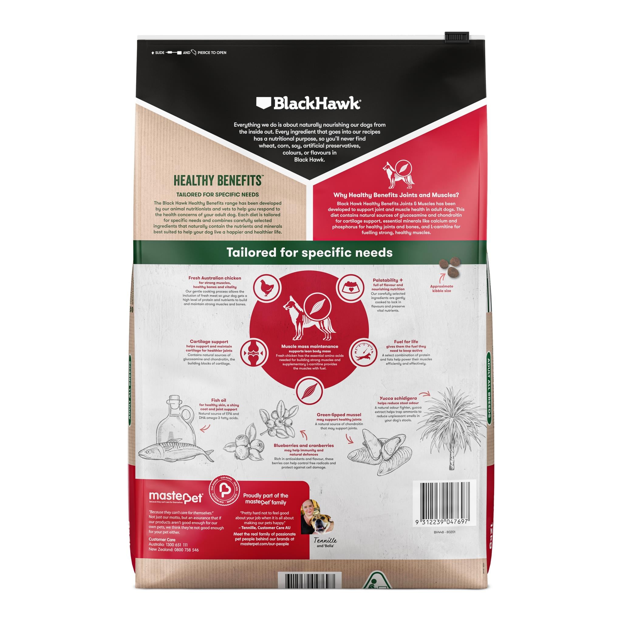 Black Hawk Healthy Benefits Joints & Muscles - Doubtless Bay Pet Resort 