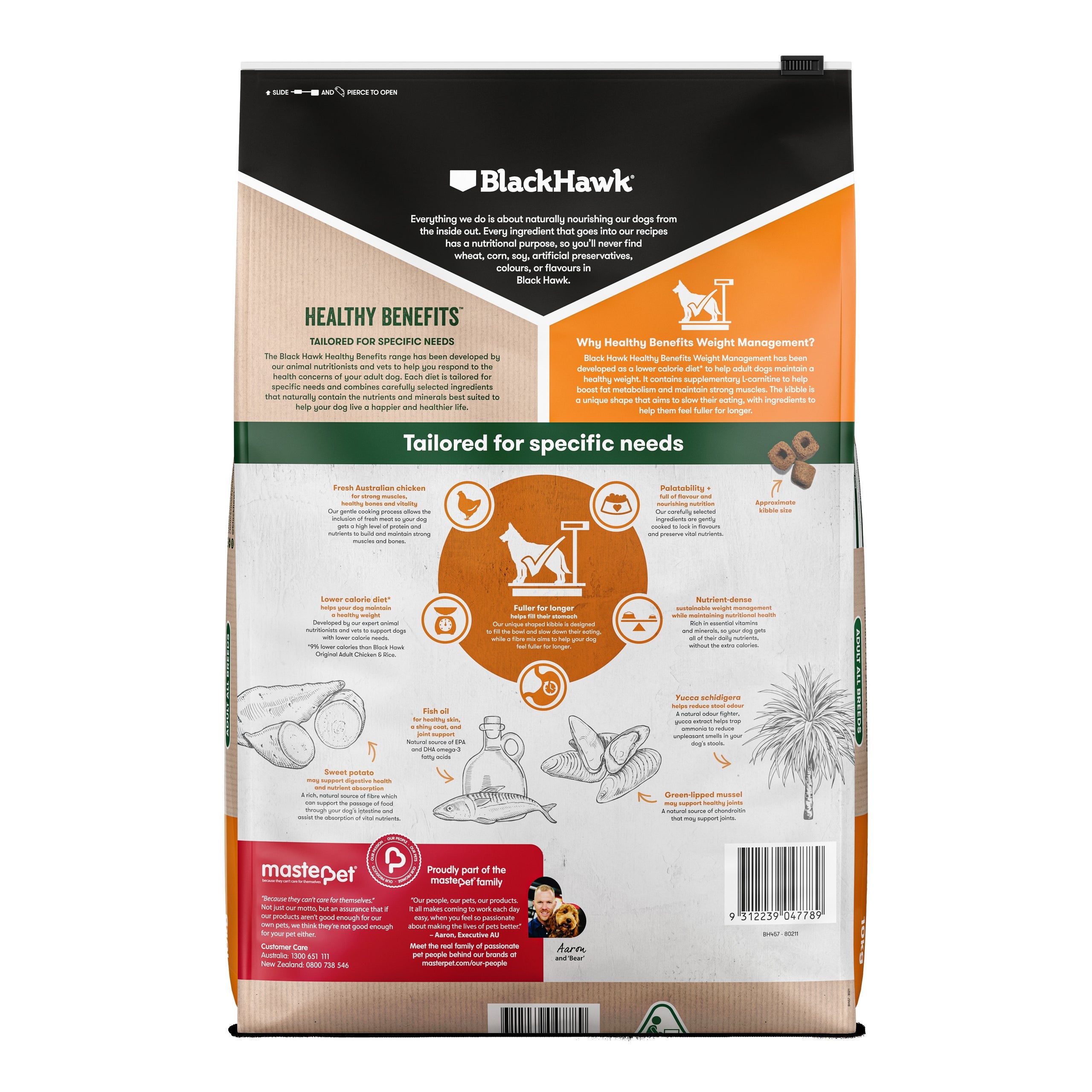 Black Hawk Healthy Benefits Weight Management - Doubtless Bay Pet Resort 