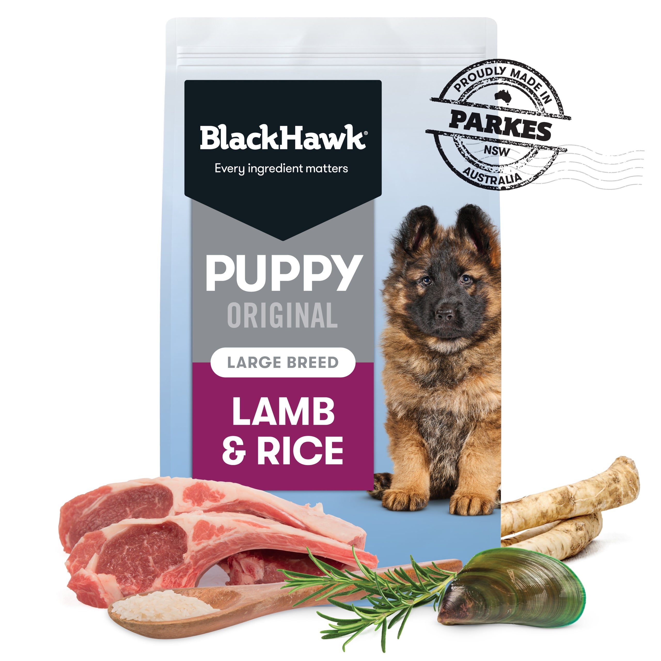 Black Hawk Original Lamb & Rice Large Breed Puppy - Doubtless Bay Pet Resort 
