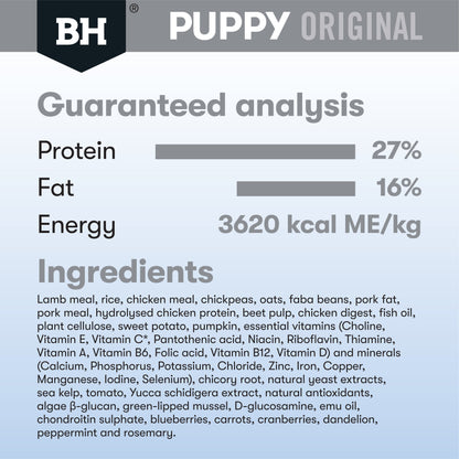 Black Hawk Original Lamb & Rice Large Breed Puppy - Doubtless Bay Pet Resort 