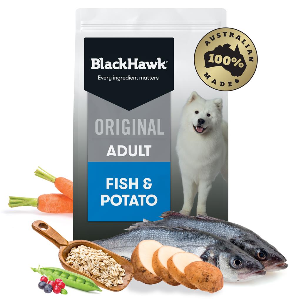 Black Hawk Adult Fish & Potato - Doubtless Bay Pet Resort 