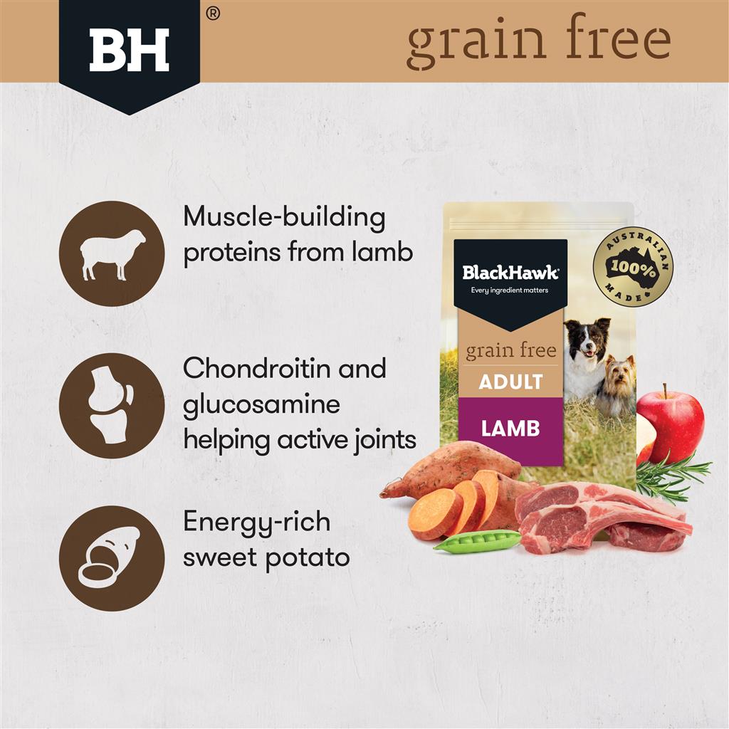 Black Hawk Grain Free Lamb - Doubtless Bay Pet Resort 