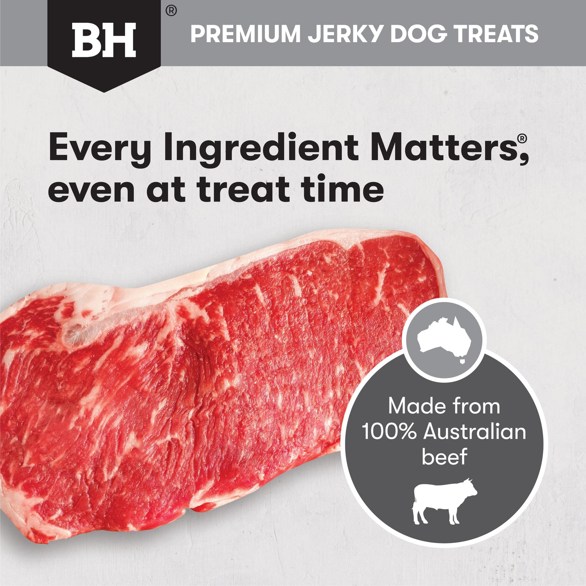 Black Hawk Beef Jerky Straps 100g - Doubtless Bay Pet Resort 