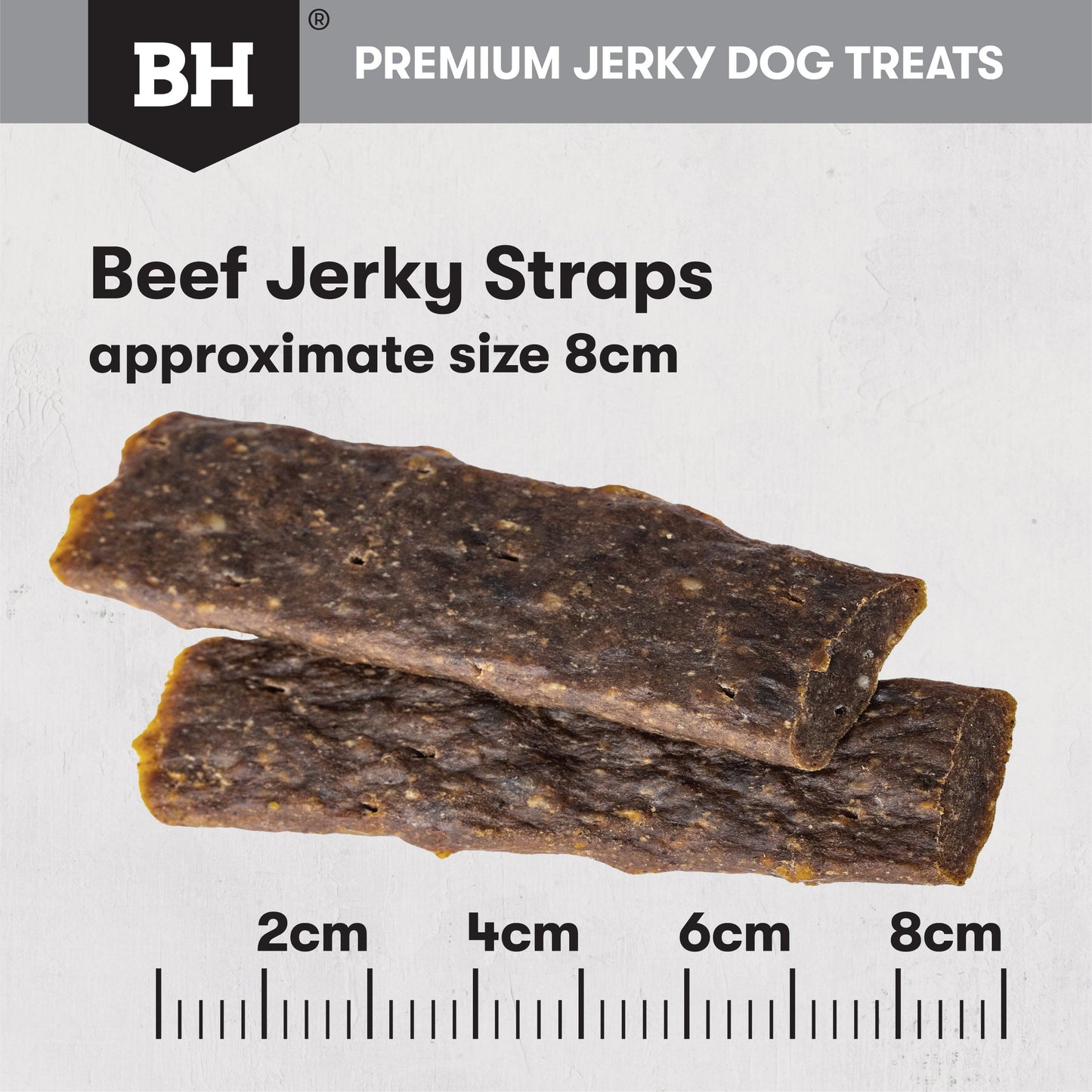Black Hawk Beef Jerky Straps 100g - Doubtless Bay Pet Resort 