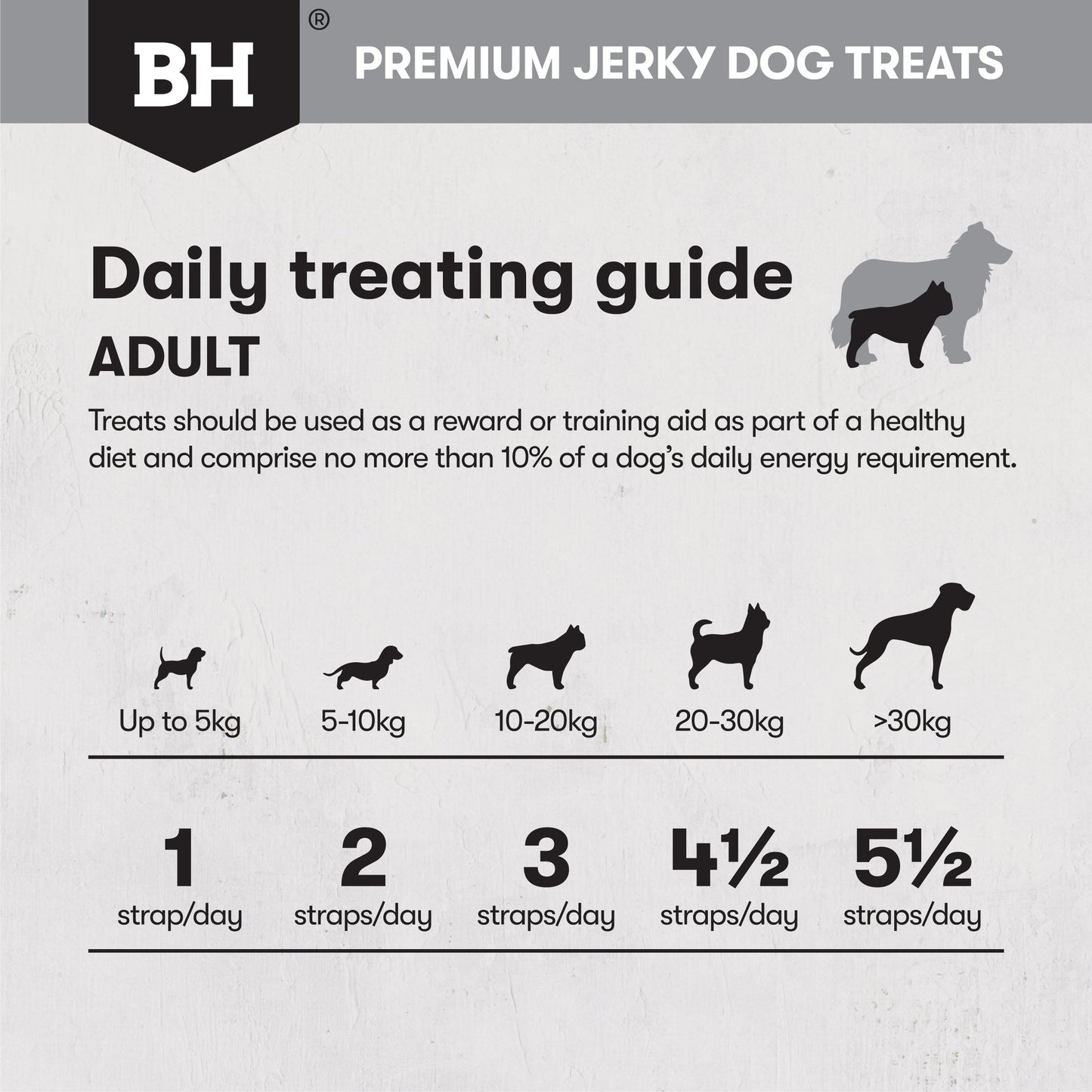 Black Hawk Beef Jerky Straps 100g - Doubtless Bay Pet Resort 