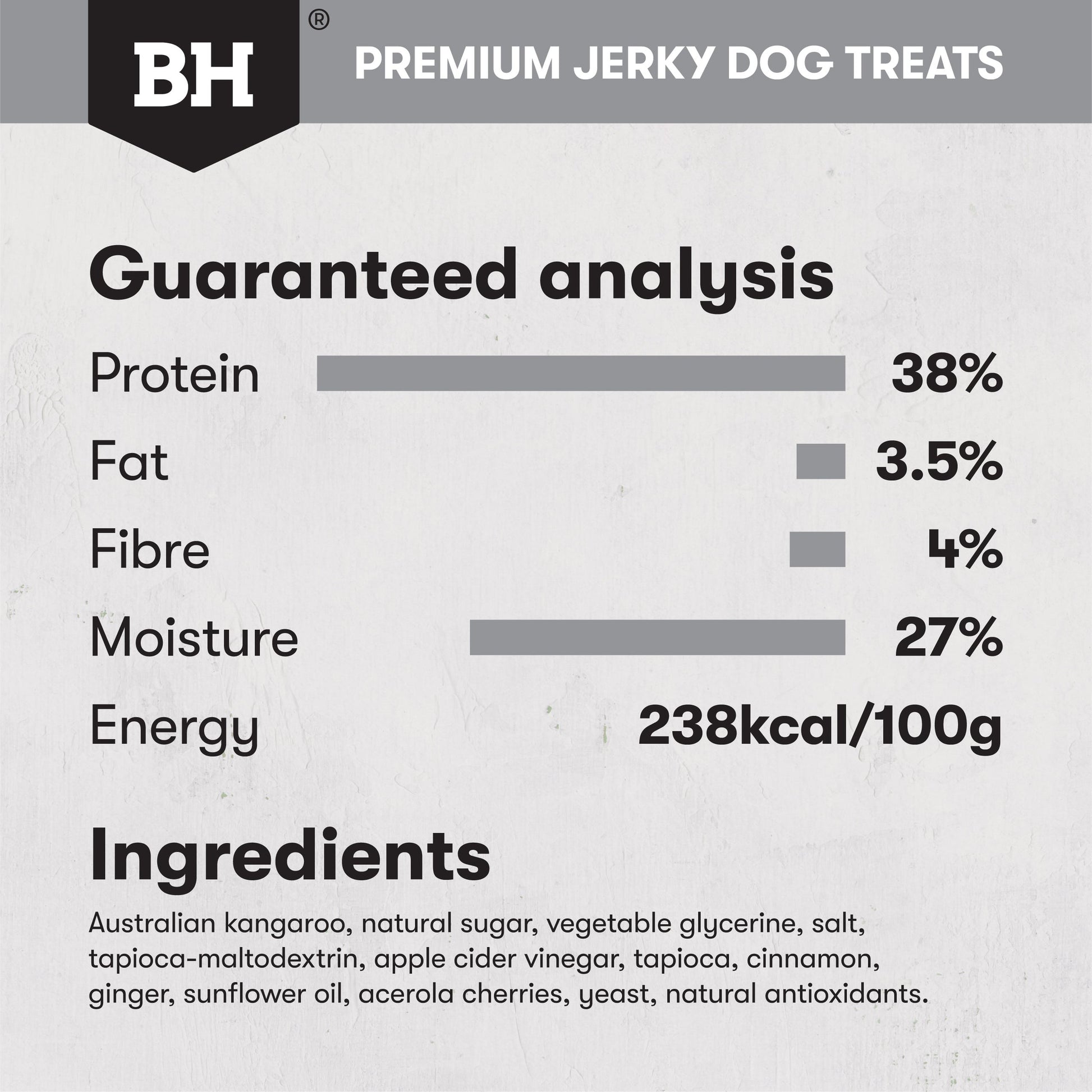 Black Hawk Kangaroo Jerky Straps 100g - Doubtless Bay Pet Resort 