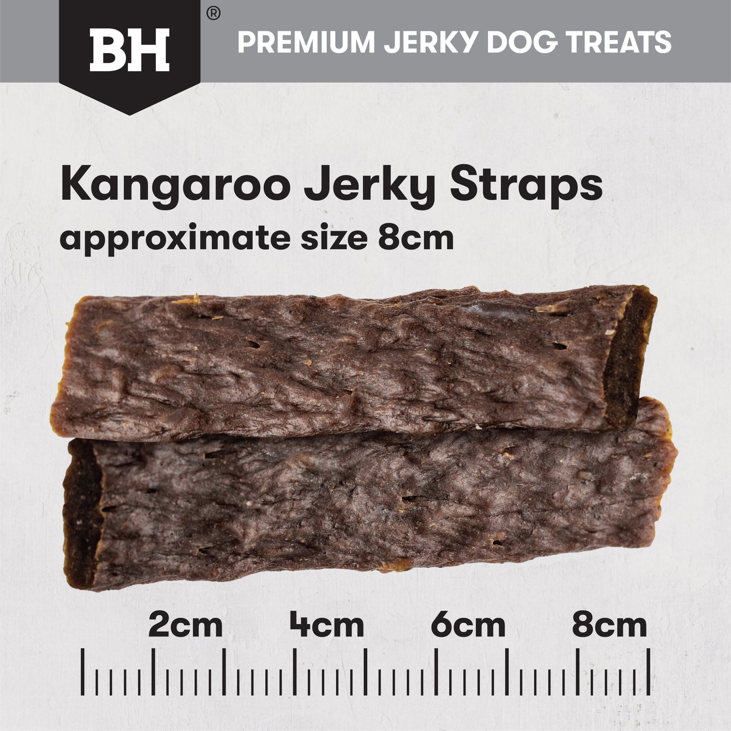 Black Hawk Kangaroo Jerky Straps 100g - Doubtless Bay Pet Resort 