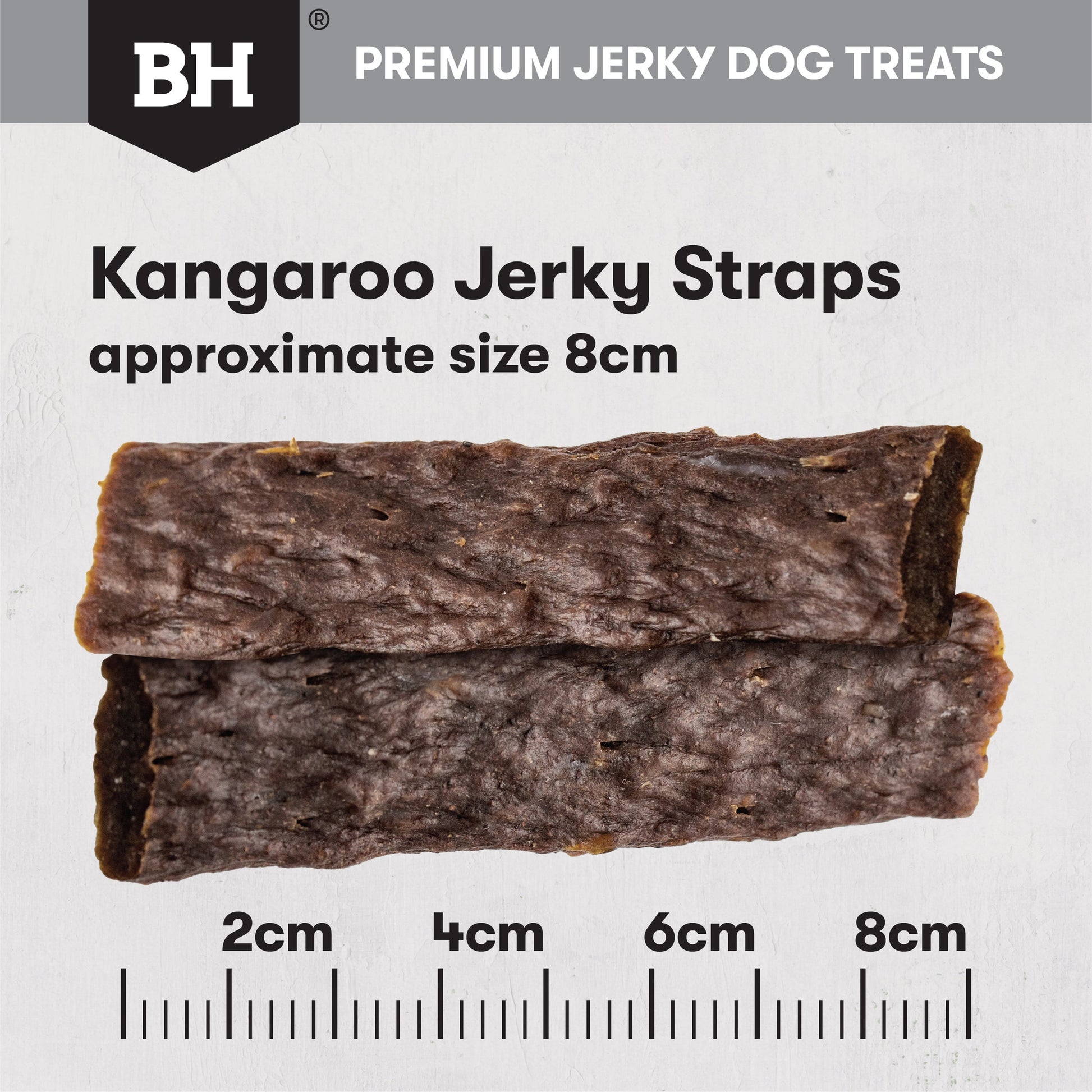 Black Hawk Kangaroo Jerky Straps 100g - Doubtless Bay Pet Resort 