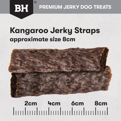 Black Hawk Kangaroo Jerky Straps 100g - Doubtless Bay Pet Resort 
