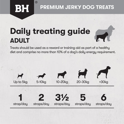 Black Hawk Kangaroo Jerky Straps 100g - Doubtless Bay Pet Resort 