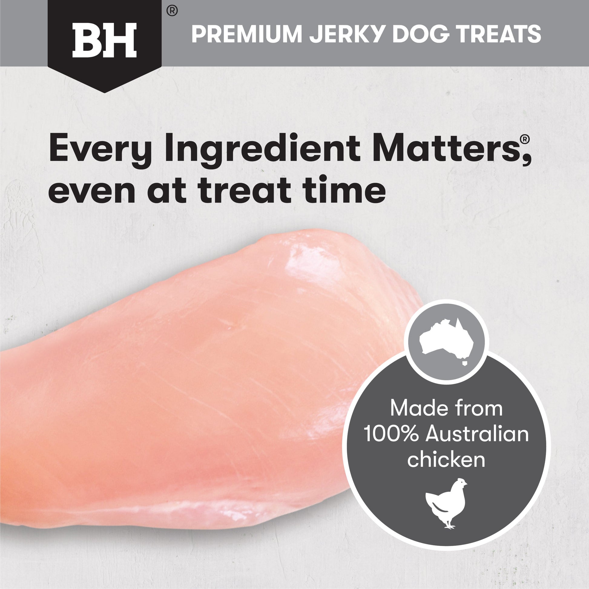 Black Hawk Chicken Jerky Straps 100g - Doubtless Bay Pet Resort 