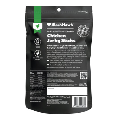Black Hawk Chicken Jerky Sticks 100g - Doubtless Bay Pet Resort 