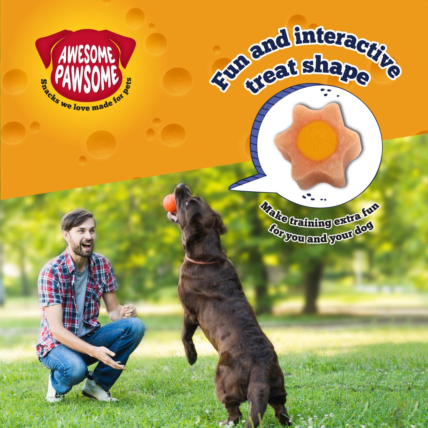 Awesome Pawsome Baconmania Dog Treats, 85g - Doubtless Bay Pet Resort 