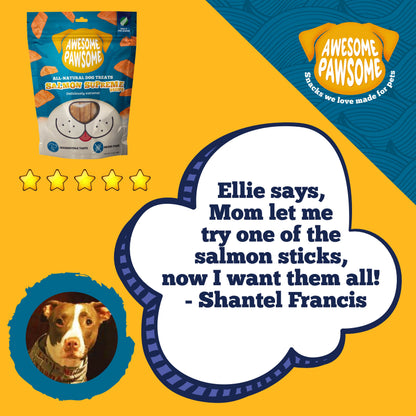 Awesome Pawsome Salmon Supreme Recipe Dog Treats, 85g - Doubtless Bay Pet Resort 
