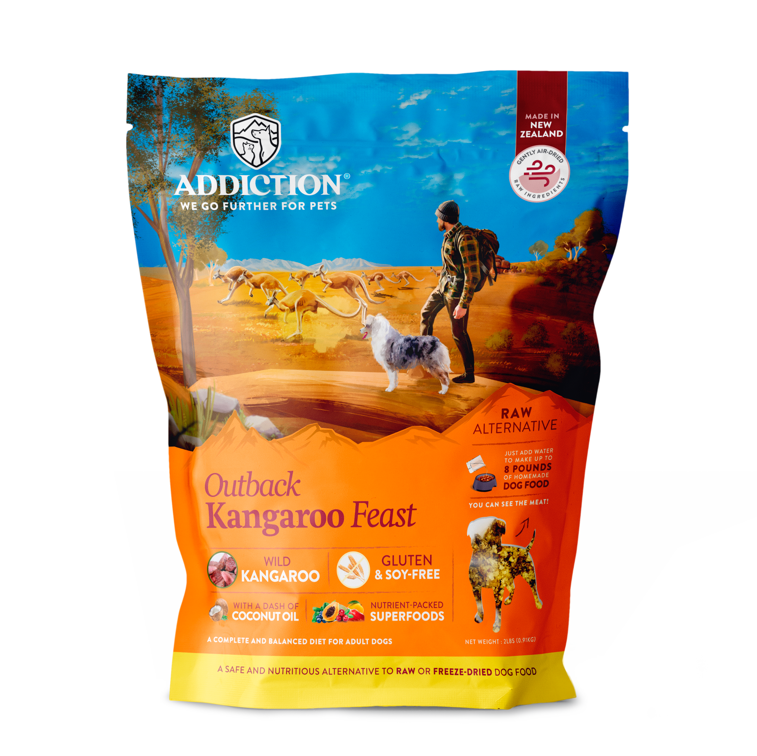 Addiction Outback Kangaroo Feast - Wild Kangaroo - Doubtless Bay Pet Resort 