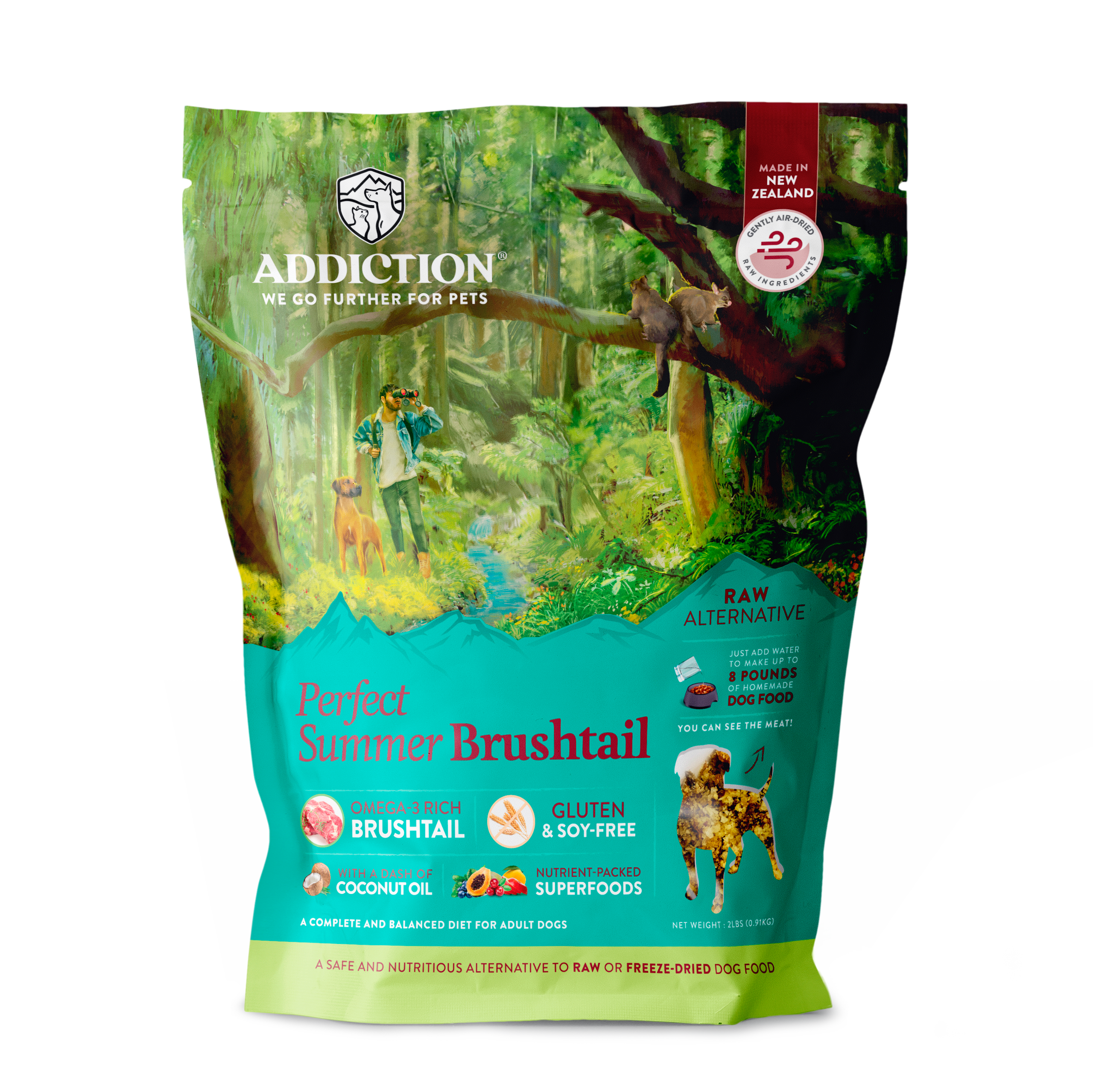 Addiction Perfect Summer Brushtail - Free-range Brushtail - Doubtless Bay Pet Resort 